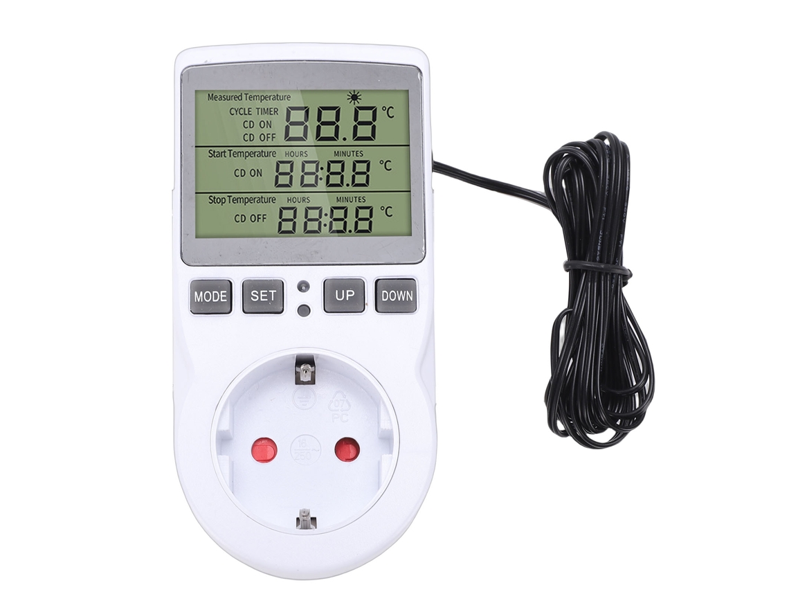 Termóstato Digital Inteligente (com Ecrã Lcd E Função De Controlo De Temperatura Com Contagem Regressiva)