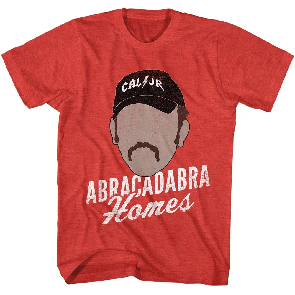 Rockinstone Talladega Nights Abracadabra Homes Red Heather T-shirt Size:xxxl