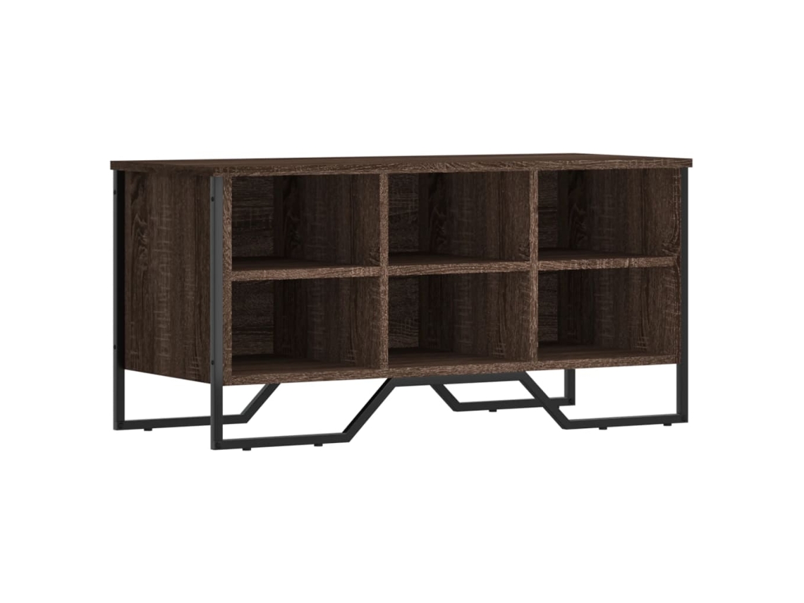 Sapateira Derivados de Madeira Carvalho Castanho MAISON EXCLUSIVE 90x38x45,5 cm