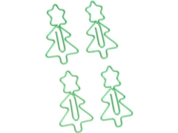 Clips De Papel Genéricos E Elegantes Em Formato Árvore Natal, Em Metal Galvanizado, Para Organização De Casa E