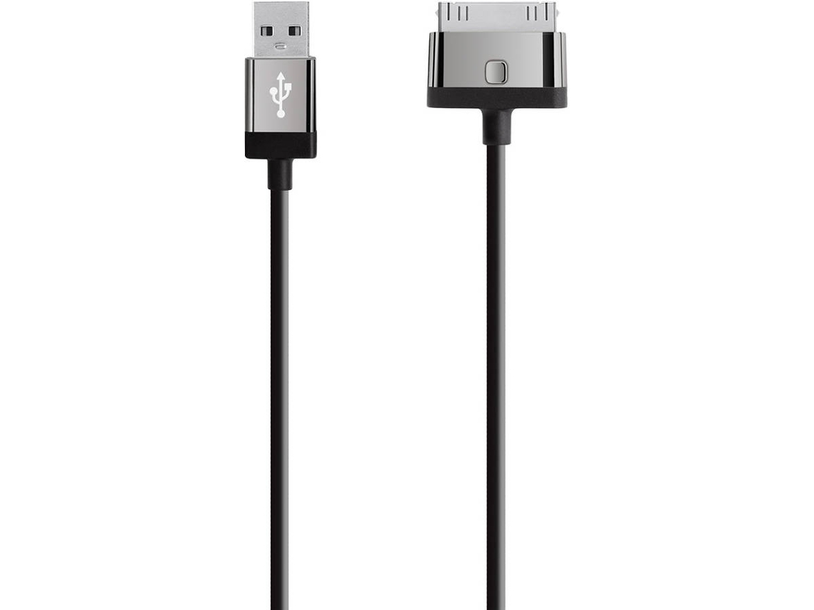 Cabo BELKIN MIXIT ChargeSync. 2m USB A Apple 30-p Preto