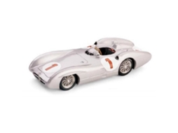 Veículo Miniatura BRUMM Mercedes W 196 J.M.Fangio 1954 N.1 4Th Gr.Britain Gp World Champion 1:43