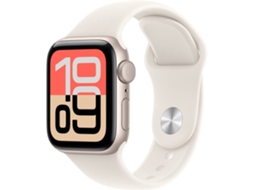 APPLE Watch SE 3 GPS 40 mm Luz das Estrelas Alumínio com Bracelete Desportiva Luz das Estrelas (Outlet Caixa Aberta - Tamanho S/M)