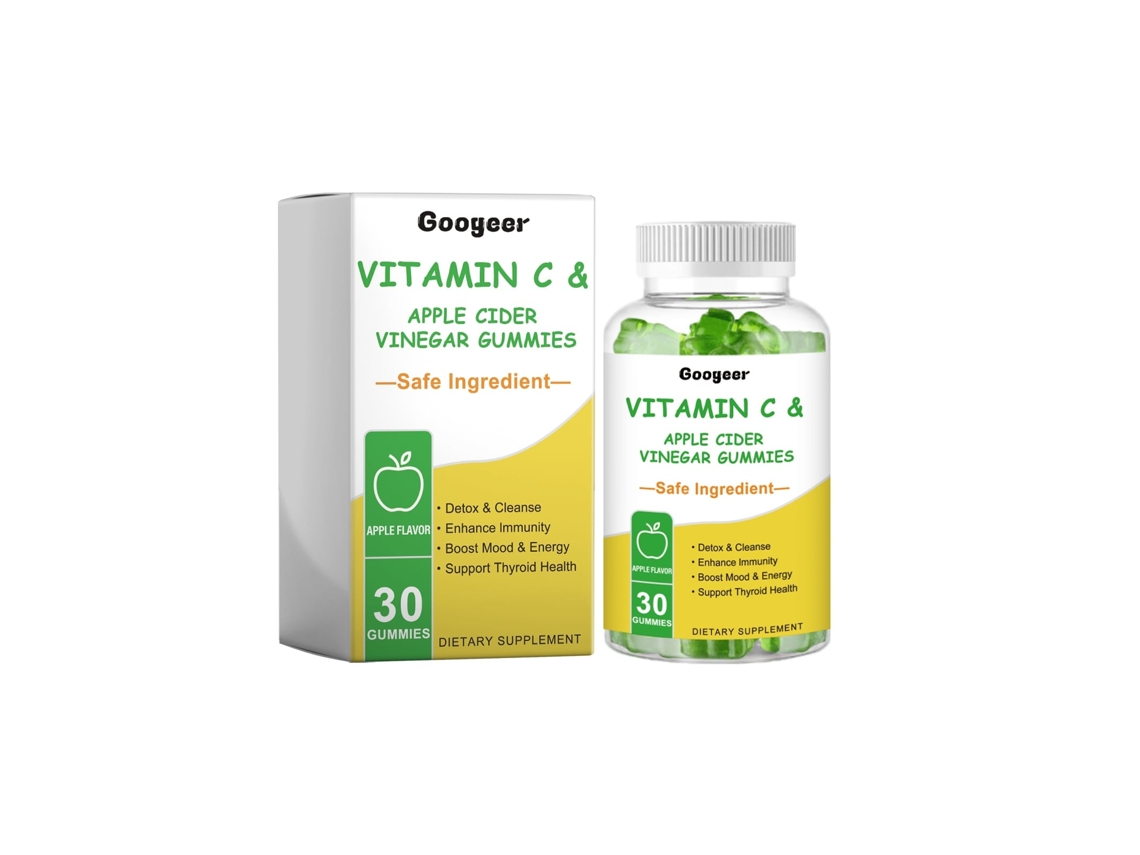 Gummies de Vitamina C e Vinagre de Cider de Maçã para Reforçar o Sistema Imunitário LAXISCREED