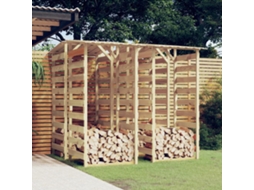 Vidaxl Pérgolas Com Telhados 4 Pcs Pinho Impregnado 100x90x200 Cm