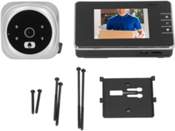 Câmera de vídeo Gloglow, câmera Magical Eye com tela LCD de 4 polegadas e 3 polos, ângulo amplo de 120 graus e visão noturna.