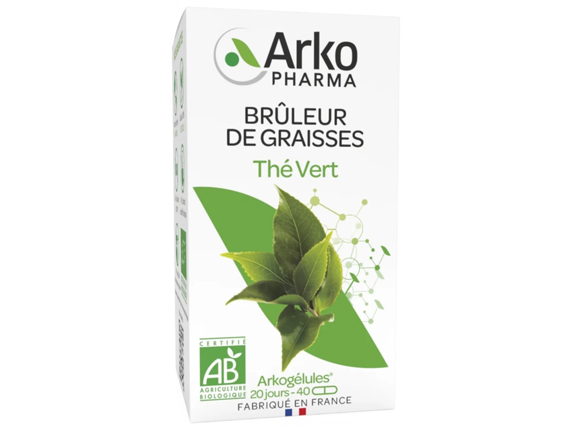 Arkogélules Chá Verde Orgânico 40 Cápsulas ARKOPHARMA