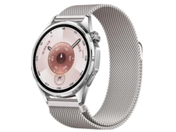 Bracelete para Huawei Watch Gt 6 Aço Inoxidável Milanês Magnético Starlight XIAOMOYU (46mm)