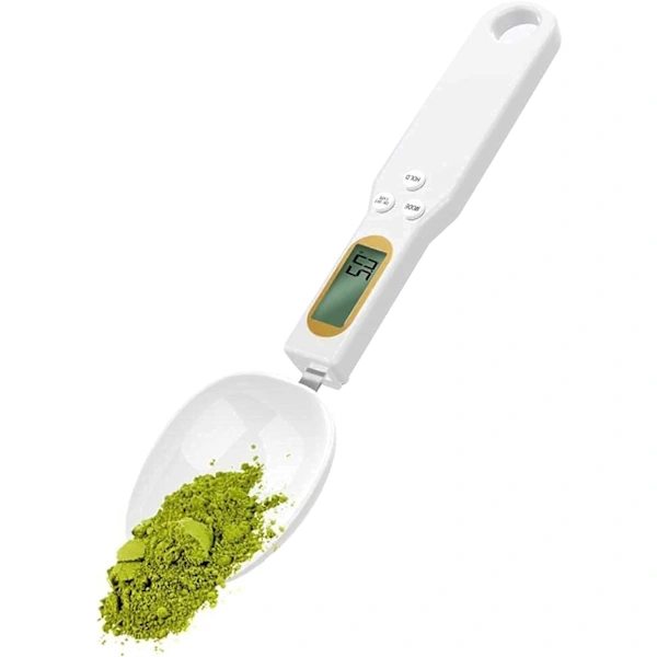 Colher Medidora Digital AQUAFORGE com visor LCD, para confeitaria e culinária