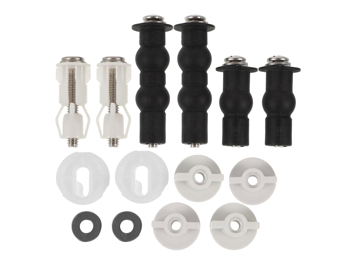 1 Conjunto De Parafusos E Dobradiças Para Substituição Do Assento Sanitário E
