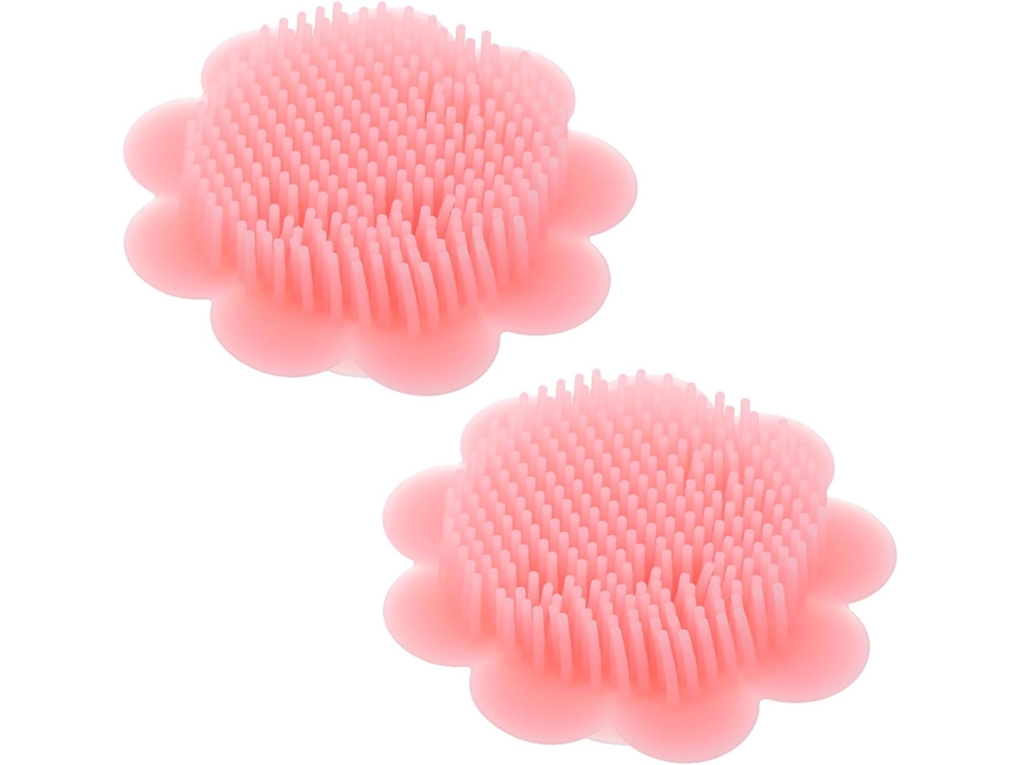 Lurelia Pack De 2 Escovas De Banho Para Bebé, Silicone Macio, Pega Ergonómica E Escovagem A Seco
