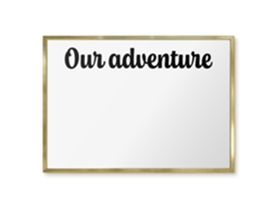 Magnetic Board For Wall Our Adventure For The Bedroom Espelharte (70x50 Cm)