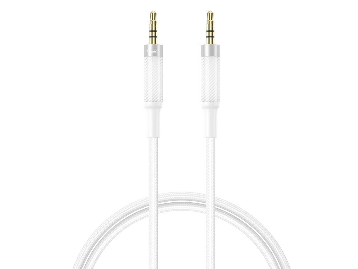 Cabo De Áudio Xo Nb, R279c Com Conector De 3,5 Mm E 1, 0 M De Comprimento, Branco
