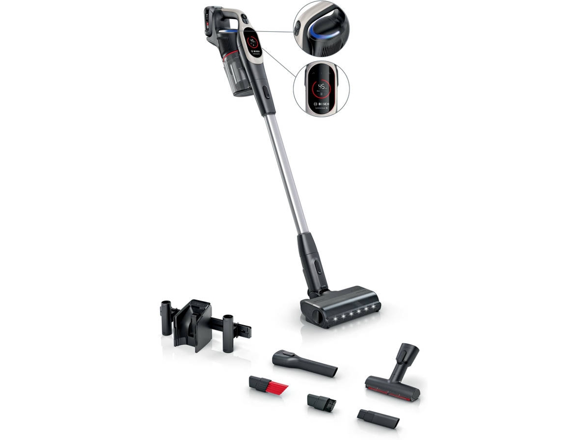 Aspirador Vertical BOSCH BCS931GAC Unlimeted 9 (Autonomia 60 min - 0.4 L - Inox)