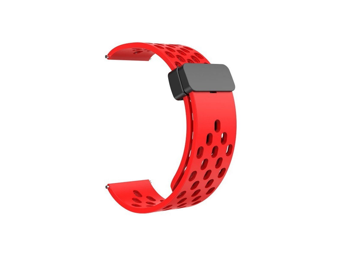 Pulseira De Silicone Com Furo Magnético Para Relógio Gt6, Compatível Com Huawei Gt5, Samsung Watch6, Xiaomi S4, Band