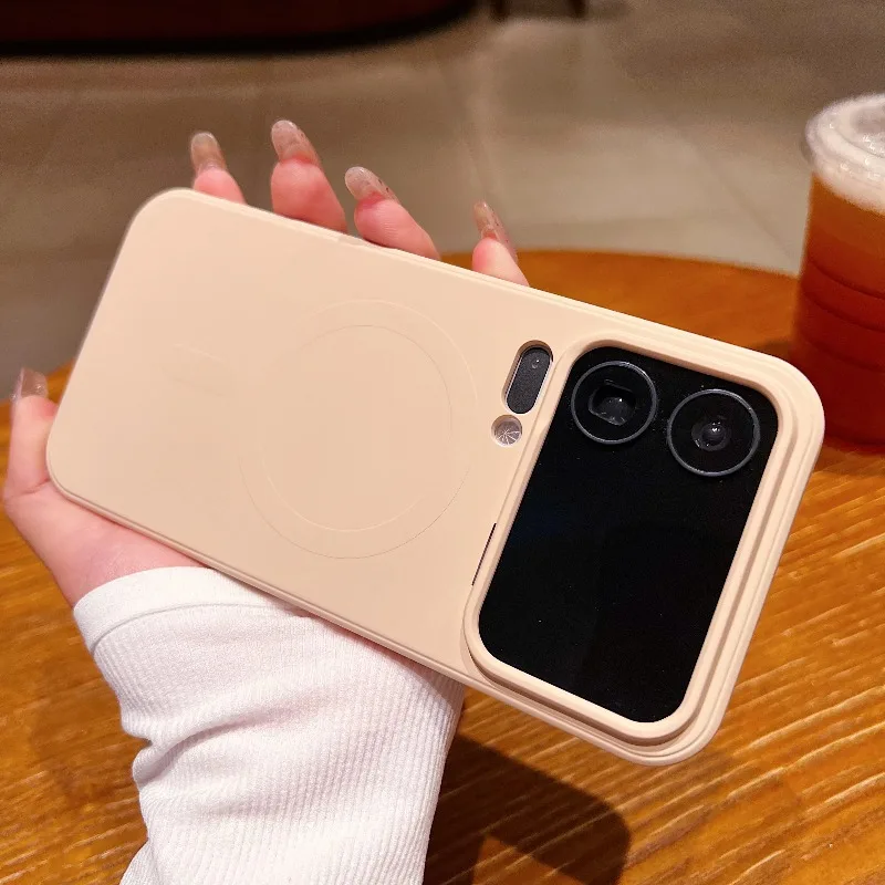 (xiaomi 15 Pro Rosa) Capa Magnética De Silicone Líquido, Resistente A Impactos E Ultrafina.