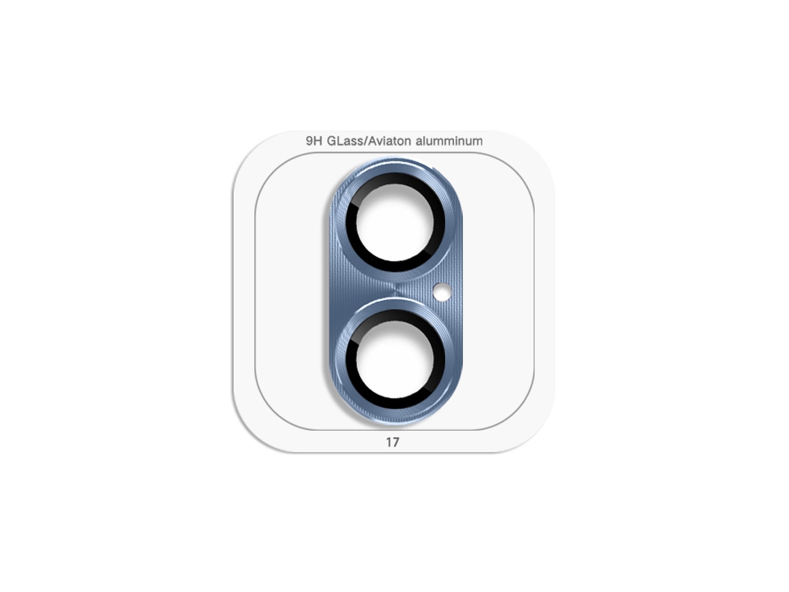 A Película Metálica Para Lentes É Adequada Paracapa Protetora Azul-clara Com Estampa De Cd Para Iphone 14 Pro/14 Pro Max