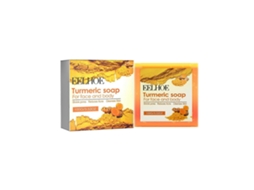 Conjunto De 3 Sabonetes Faciais De Cúrcuma: Limpeza Profunda Dos Poros, Hidratação Da Pele Facial, Óleo Refrescante