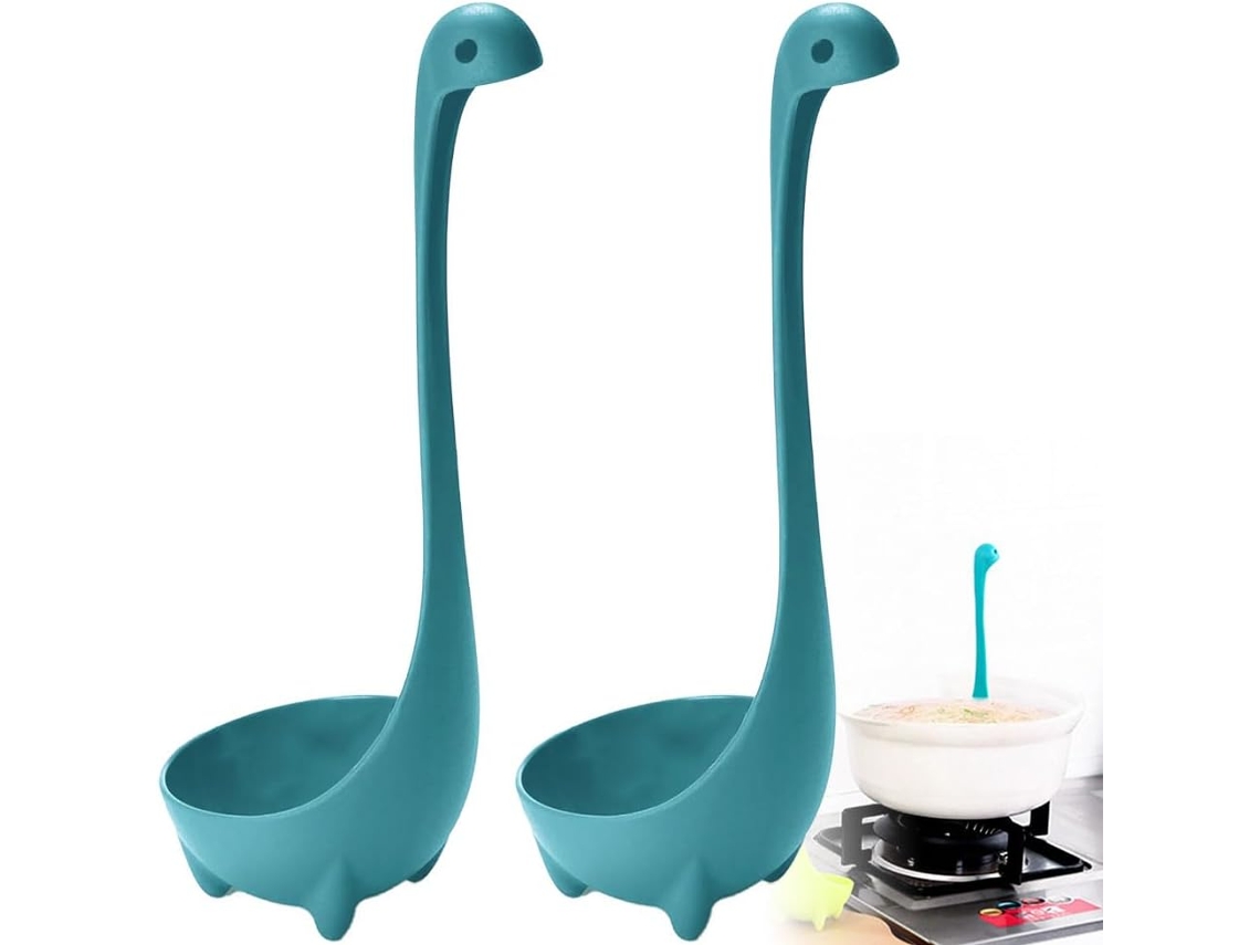 Concha - Azul Grande - 2 Peças Criativas - Alta Resistência Ao Calor - Ideal Para Cozinhar