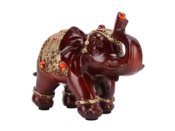 Estátua De Elefante Laxiscreed Decorativa Em Resina Durável Para Ambiente Externo E Interno