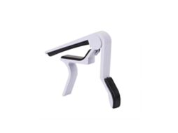 Capo Metálico Para Guitarra Com Mola  Branco*