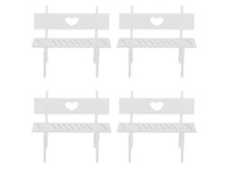4pcs/set Cadeira Pequena Boneca Pendurada Artesanato Decorativo Mesa Sala Casa Presente