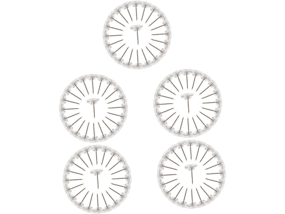Série 5 Tachinhas Transparentes Para Escritório, Decorativas,