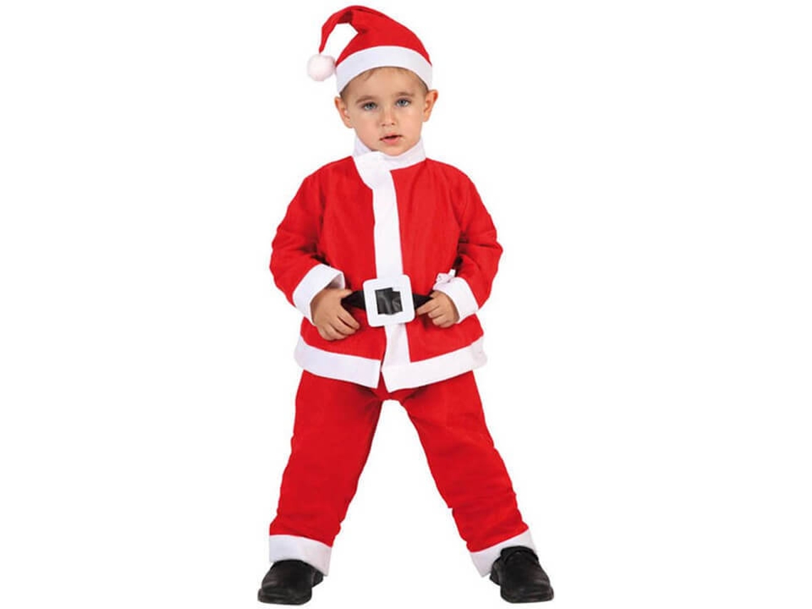 Fato Unisexo ATOSA Pai Natal para criança (Tam: 3-4 Anos)