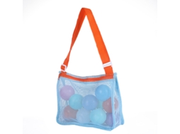 Bolsa De Armazenamento De Malha Para Brinquedos De Praia Yuysan 21x25x8cm Azul (aa01)