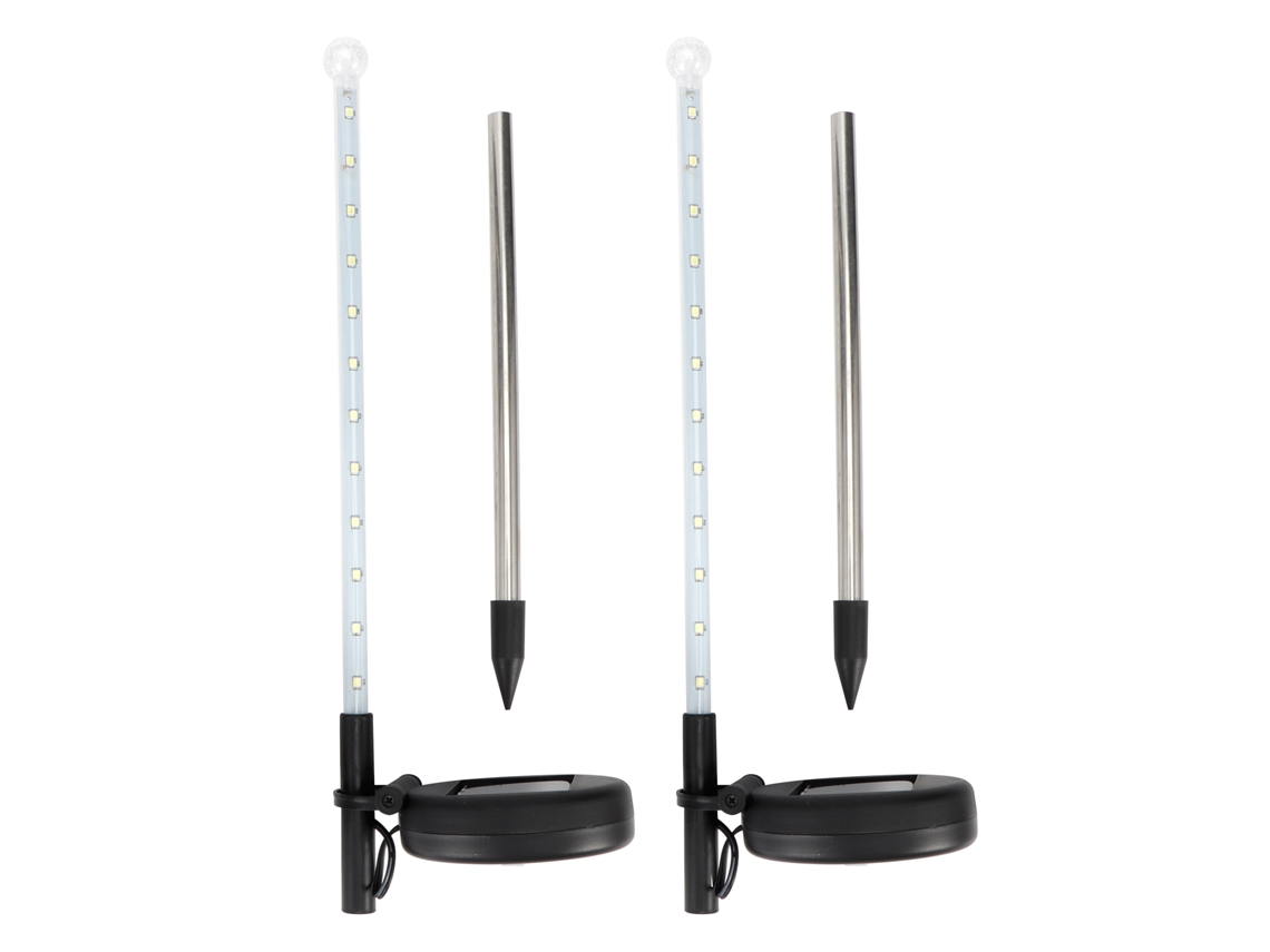 Lâmpadas de Gramado Solar IP44 com Luz Branca para Jardim | S/MARCA