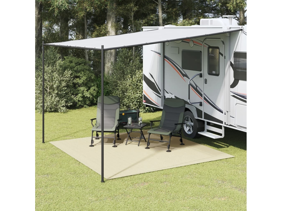 Vidaxl Tenda Tapete 4x3 M Creme