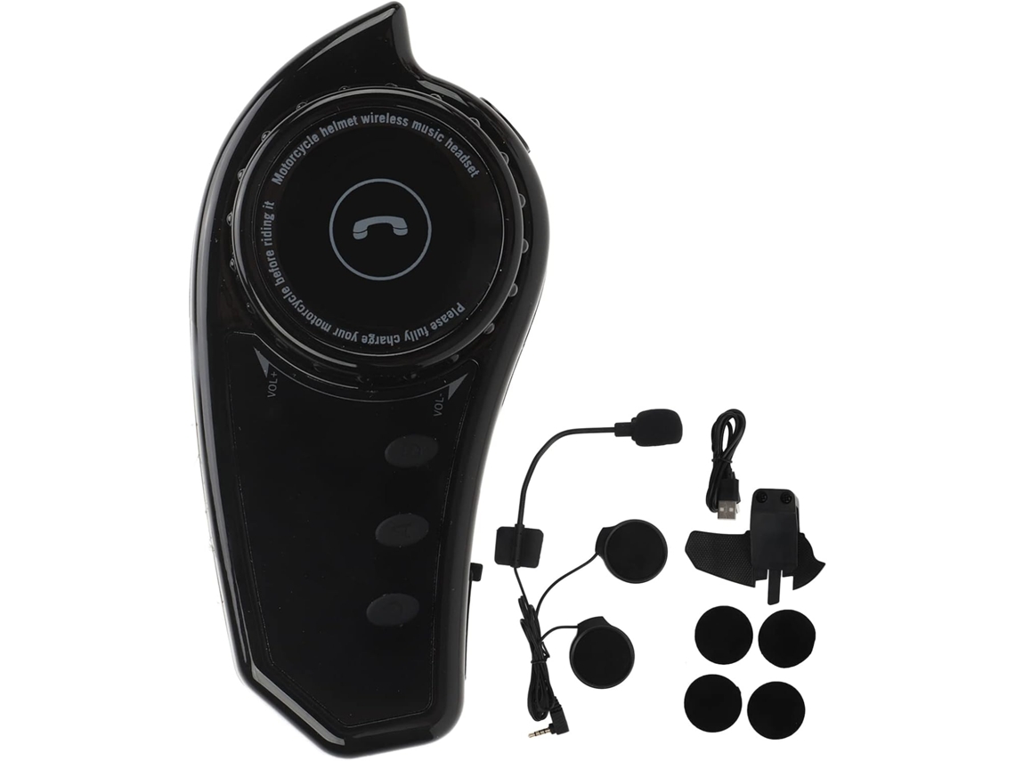 Kit De Fones Ouvido Para Capacete, Bluetooth, Capacete Música, Bateria, Charge Rapide, Microfone Integrado
