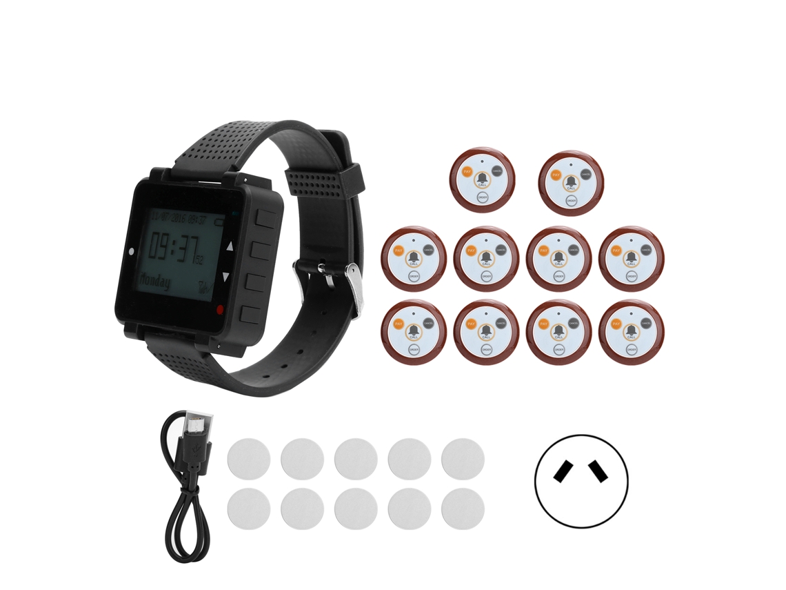 Botão Do Sistema De Chamada Pagers Bipes Para Suprimentos De Computador De Restaurante Suc04