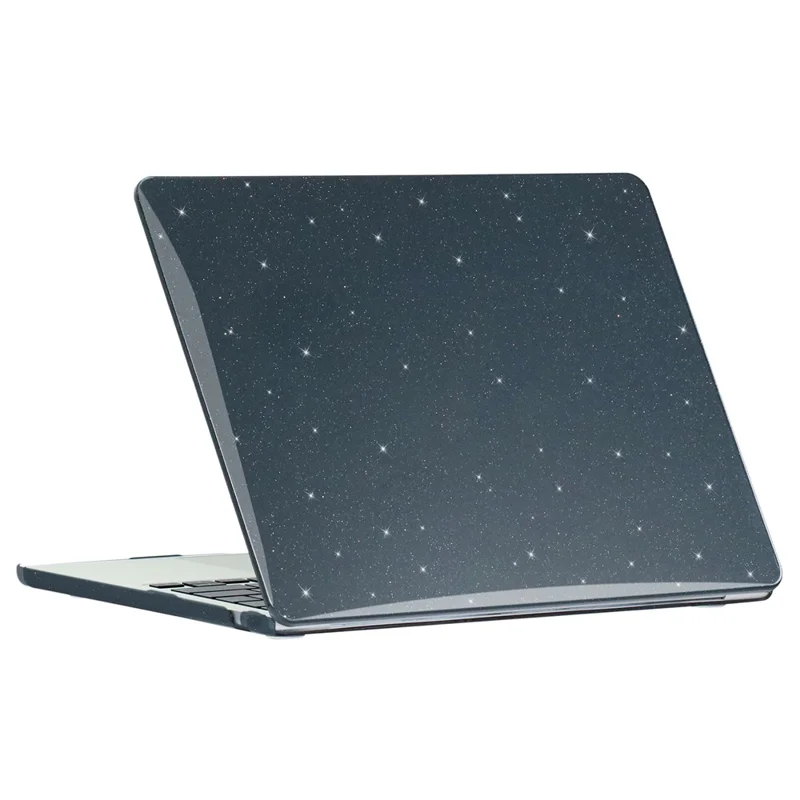 Capa Halinuia Para Macbook Air 13 Polegadas M1 A2337 A2179 A1932 Pc Preto (protecao Frontal E Traseira, Base Antiderrapante)