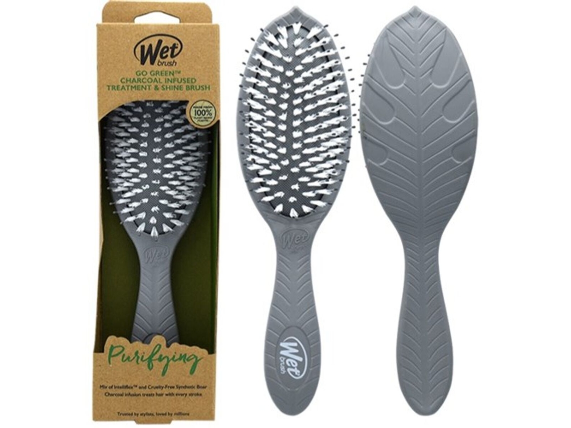 Escova Desembaraçante THE WET BRUSH Go Green (Cinzento)