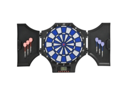 Bersaglio Freccette Elettronico In Pp Con 6 Freccette E Monitor Lcd Per 31 Giochi E 285 Programmi, 83x45x4 Cm, Rosso E Nero