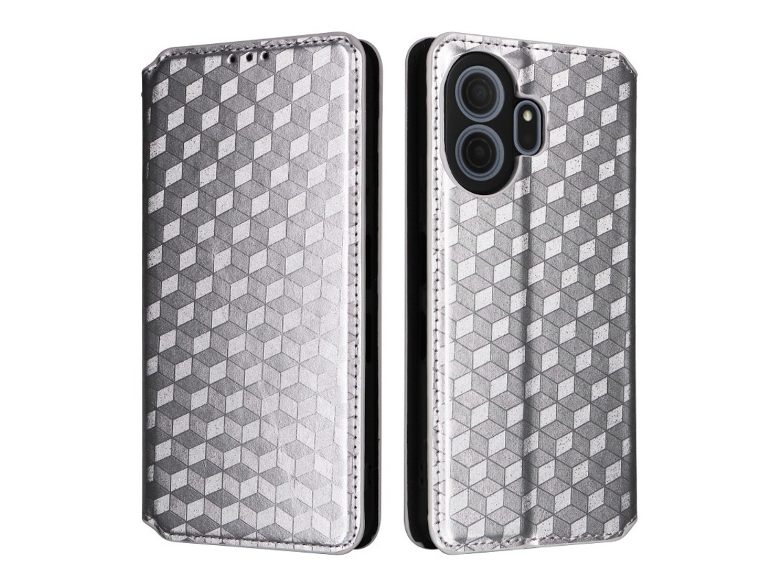 Capa Elysve Para Tcl K70 Se 4g Prateado