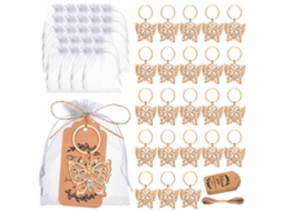 Laxiscreed Chaveiros Borboleta Dourados Para Casamento E Baby Shower, Pack De 24 Unidades