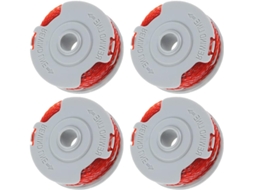 Compatível com Flymo Fly021 Kit com 4 Carretéis de Fio para Aparador de Grama AQUAFORGE (1,5 Mm, 36 Pés)