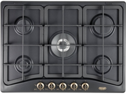 Placa de Gás DELONGHI ANF 57 PRO (Gás Butano-Propano - 68 cm - Preto)