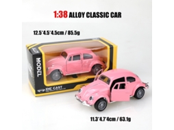 Miniatura de Carro em Escala 1/38, Modelo de Carro Clássico, Brinquedo Infantil. MDUG