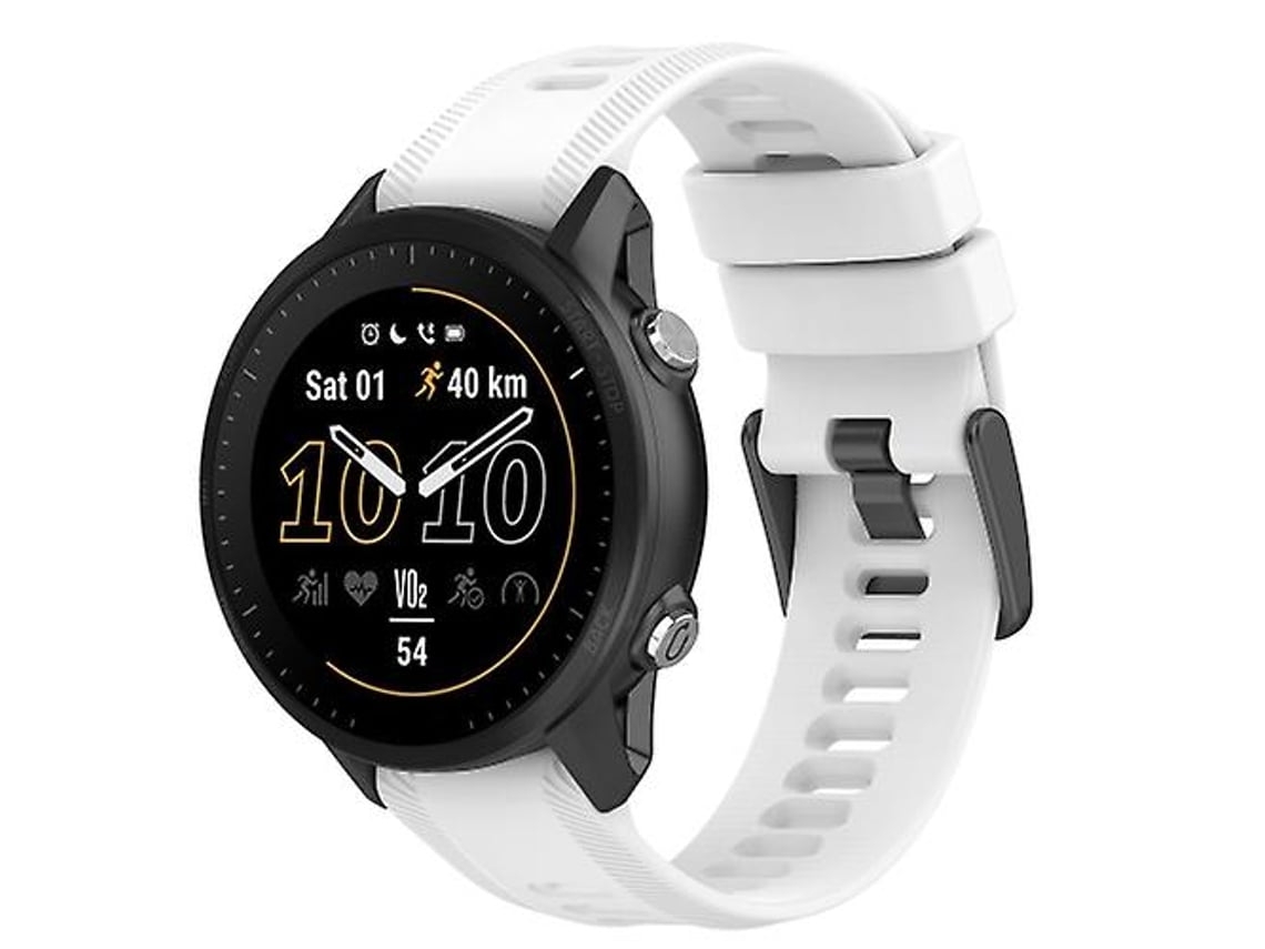 Lurelia Pulseira De Silicone Branca, Compatível Com Garmin Quatix 5 Safira 22 Mm