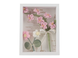 Quadro De Foto Flor Em Crochê Laxiscreed Para Decoração Artesanal E Elegante