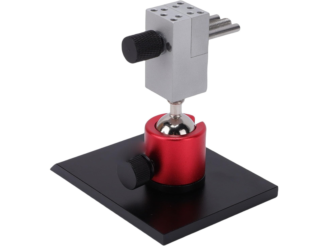 Mini Torno De Bancada Com Mandíbula Ajustável, Faixa De Fixação De 0 A 2,48 Polegadas, Base Giratória Com 6 Hastes E 10 Furos.
