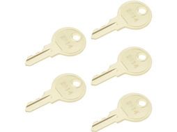 Escolha Sólida - Dispensador De Chave 5 Unidades - Substituto Para Dispensador De Papel Toalha/lixeira - Aço - Ouro -compatível Com Modelos E114 - Pes