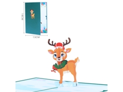 10 Peças De Guirlandas De Natal Impressas Em Cores Com Veados Em 3d Aquaforge