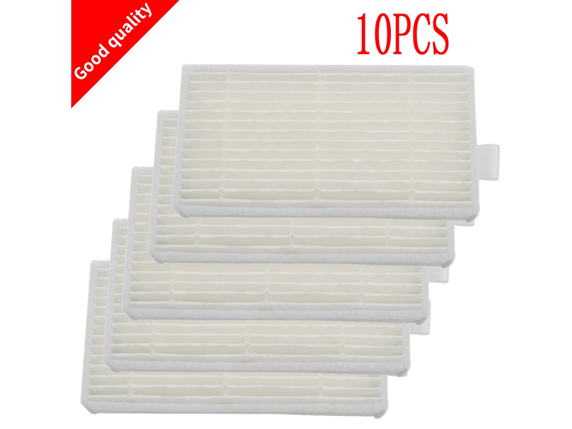 10 peças de substituição filtro hepa para dibea panda x500 x600 ecovacs cr120 acessórios aspirador pó