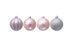 4Pcs Bolas de Natal ALLINLESS