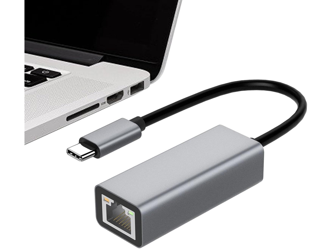 Adaptador De Rede - Ethernet Alumínio 2,32 Polegadas Com Usb 2.0
