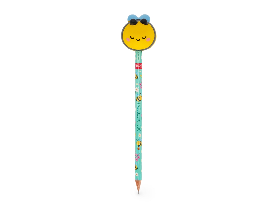 Lápis Grafite com Squishy LEGAMI Squeezies Bee ''Bee Different'' Hb N.º 2